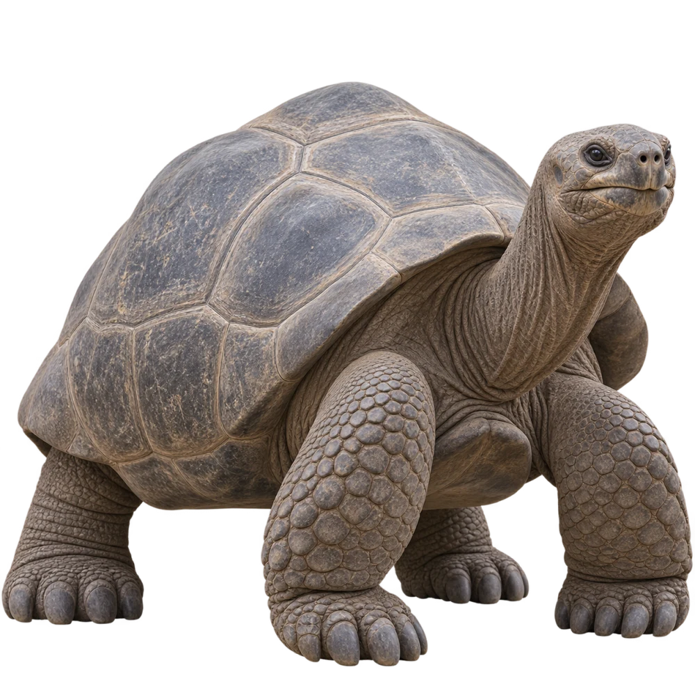 アルダブラゾウガメのイラスト